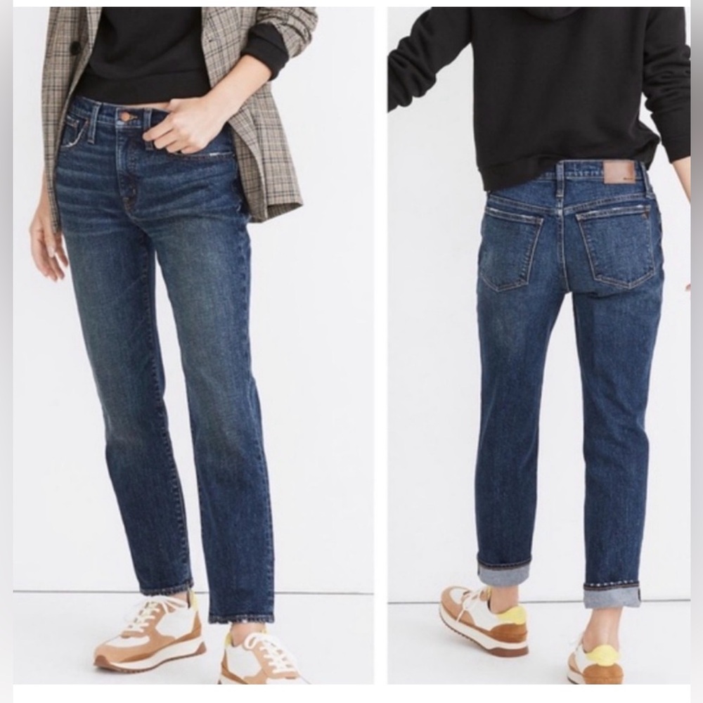 Madewell Women’s Tomboy Classic Versatile Timeless Straight Leg Blue Jeans Sz 32